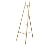118/148cm Tall Display Easel Stand, Adjustable Floor Standing Art Easel, Gold Metal Poster Holder for Wedding, Party And Exhibition