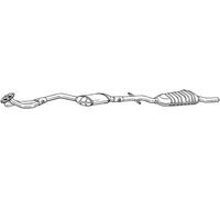 105 CV CATALIZZATORE PER BMW 3 Coup E46 316 Ci KW 77 CV 105