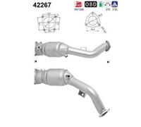 118 KW 160 CV CATALIZZATORE PER Audi A5 Sportback 8TA 1.8 TFSI