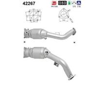 118 KW 160 CV CATALIZZATORE PER Audi A5 Sportback 8TA 1.8 TFSI