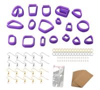 118 Pezzi Orecchino Clay Cutter Gioielli Fai da Te Trend Polimero Stampo