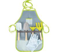 11881 Grembiule per Giardinaggio Con Attrezzi in Legno E Metallo, Compresi Guant
