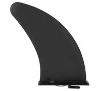 11in Surf Fin, PVC Fixed Socket Center Stabilizer Fin for Longboard Surfboard, Paddleboard and Kayak, Black Detachable Stability Fin