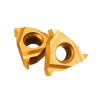 11IRA60 11IRA60 - Inserti filettati esterni in carburo CNC, 10 pezzi, lame dorate per tornio CNC