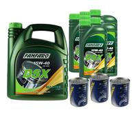 11L FANFARO DSX 15W-40 API CG-4/SL Olio Motore Inclusa Motor Doctor