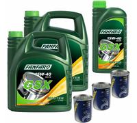 11L FANFARO GSX 15W-40 olio motore Automobile Api Sg / CD Incl. Doctor