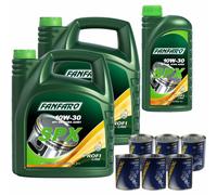 11L FANFARO Spx 10W-30 Bassa Visciosità olio motore Api Sn Acea A3/B3 Del Flush