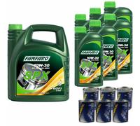11L FANFARO Spx 10W-30 Bassa Visciosità olio motore Api Sn Acea A3/B3 Flush