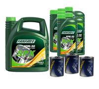 11L FANFARO SPX 10W-30 Olio Motore API SN ACEA A3/B3 Incl. Flush Motore
