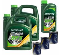 11L FANFARO SPX 10W-30 Olio Motore API SN ACEA A3/B3 Inkl. Motor Flush