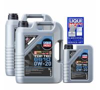 11L LIQUI MOLY olio motore Top Tec 6610 0W-20 Acea C5 Api Sp per Ford Mercedes