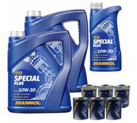 11L MANNOL 7512 Special Combinato Plus 10W-30 olio motore Api Sn Acea A3/B3