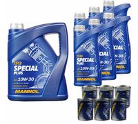 11L MANNOL 7512 Special Plus 10W-30 olio motore Api Sn Acea A3/B3