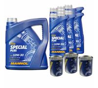 11L MANNOL 7512 Special Plus 10W-30 olio motore Api Sn Acea A3/B3 Motor Doctor