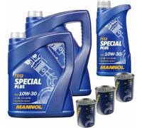 11L MANNOL 7512 Special Plus 10W-30 olio motore Api Sn Acea A3/B3 Motore