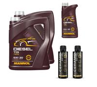 11L MANNOL olio motore Diesel Tdi 5W-30 Incl. 2x Additive Ceramo Ester 9829