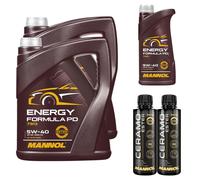 11L MANNOL olio motore Energia Formula Pd 5W-40 Incl. 2x Additive Ceramo Ester