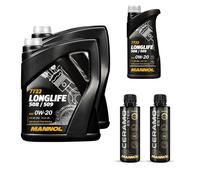 11L MANNOL Olio Motore LONGLIFE 508/509 0W-20 Inclusi 2x Additivi Ceramo Ester