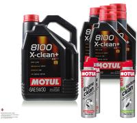 11L MOTUL 8100 X-CLEAN+ 5W-30 Olio Motore Engine Clean + Fuel System 11265616