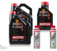 11L MOTUL 8100 X-CLEAN+ 5W-30 Olio Motore Engine Clean + Fuel System 11265704
