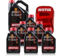 11L Motul 8100 X-Clean+ 5W30 Olio Motore Per VW Per BMW Porsche Ricarica-Tasca