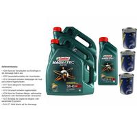 11L Olio Motore Castrol Magnatec Diesel 5W-40 DPF 3xMotor Doctor