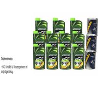 11L Olio Motore FANFARO VDX 5W-30 3x MANNOL Leak-Stop ADDITIVO