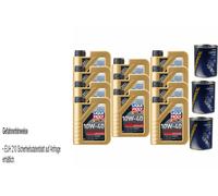 11L olio motore Liqui Moly Bassa Visciosità 10W-40 3x mannol Flush Additivo