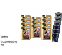 11L Olio Motore Liqui Moly Leichtlauf 10W-40 3xMotor Doctor+Motor Flush