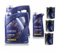 11L Olio Motore MANNOL Classic 10W-40 3x