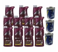 11L Olio Motore MANNOL Elite 5W-40 3x MANNOL Motor Doctor ADDITIVO