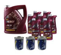 11L Olio Motore MANNOL Energia 5W-30 3x MANNOL Motore Doctor