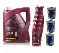 11L Olio Motore MANNOL Energy Combi LL 5W-30 3x Dottore Del Motore ADDITIVO
