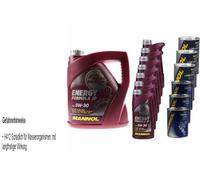 11L Olio Motore MANNOL Energy Formula JP 5W-30 3xStop Perdite+Flush Motore