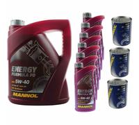 11L Olio Motore MANNOL Energy Formula PD 5W-40 Per Fiat 500 1.2 0.9 VW UP Golf V