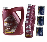11L Olio Motore MANNOL Energy Premium 5W-30 3x