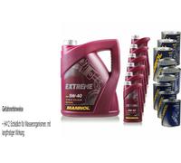 11L Olio Motore MANNOL Extreme 5W-40 3xLeak-Stop+Motor Doctor+Motor Flush