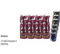 11L Olio Motore MANNOL Legend+Ester 0W-40 3xLeak-Stop+Motor Doctor