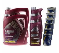 11L Olio Motore MANNOL Racing+Ester 10W-60 3xDoctor Motore+Flush Motore
