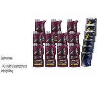 11L Olio Motore MANNOL Racing+Ester 10W-60 3xLeak-Stop+Flush Motore
