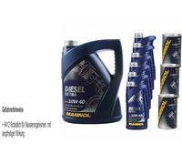 11L Olio Motore MANNOL SAE 10W-40 DIESEL EXTRA 3x MANNOL Leak-Stop ADDITIVO