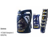 11L Olio Motore MANNOL SAE 10W-40 DIESEL EXTRA 3xLeak-Stop+Motor Doctor