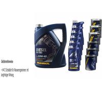 11L Olio Motore MANNOL SAE 10W-40 DIESEL EXTRA 3xStop Perdite + Flush Motore