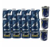 11L Olio Motore MANNOL Safari 20W-50 3x Dottore Del Motore ADDITIVO