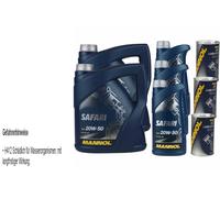 11L Olio Motore MANNOL Safari 20W-50 3x MANNOL Leak-Stop ADDITIVO
