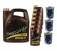 11L olio motore pemco idrive 102 20W-50 3x mannol Del Motore Doctor