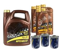 11L Olio Motore PEMCO iDRIVE 140 15W-40 3x MANNOL Motor Doctor ADDITIV