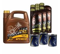 11L olio motore pemco idrive 300 5W-30 3x mannol Motore Flush