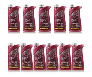 11L Original MANNOL Basic Plus 75W-90 API GL 4+ Olio Getriebeöl MN8108-1