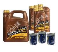 11L PEMCO idrive 330 5W-30 olio motore Api Sl Acea A3/B3 Ilsac GF-5 Motoe Doctor